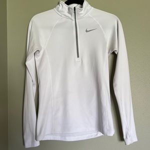 Nike Running White Dri-Fit Women’s Quarter Zip